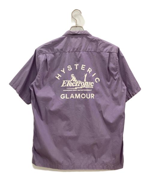 Hysteric Glamour（ヒステリックグラマー）Hysteric Glamour (ヒステリックグラマー) ワークシャツ　Hysteric Glamour　パープル　SIZE M　 パープル サイズ:SIZE Mの古着・服飾アイテム