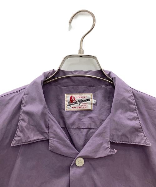 Hysteric Glamour（ヒステリックグラマー）Hysteric Glamour (ヒステリックグラマー) ワークシャツ　Hysteric Glamour　パープル　SIZE M　 パープル サイズ:SIZE Mの古着・服飾アイテム