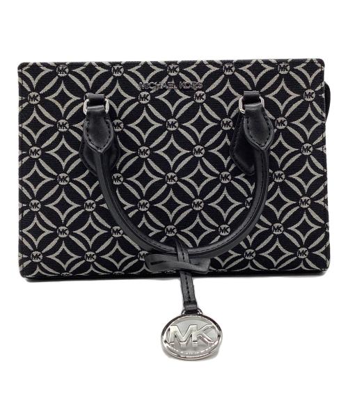 MICHAEL KORS（マイケル・コース）MICHAEL KORS (マイケルコース) ショルダーバッグMICHAEL KORSSHEILA ロゴ ジャカード センタージップ サッチェル スモールの古着・服飾アイテム
