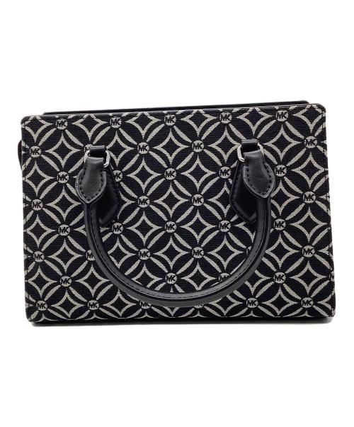 MICHAEL KORS（マイケル・コース）MICHAEL KORS (マイケルコース) ショルダーバッグMICHAEL KORSSHEILA ロゴ ジャカード センタージップ サッチェル スモールの古着・服飾アイテム