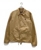 POLO RALPH LAURENポロ・ラルフローレン）の古着「ブルゾンカーキPOLO RALPH LAUREN襟部分変色」｜カーキ