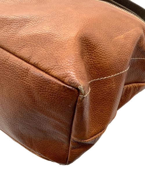 Daniel&Bob（ダニエル＆ボブ）Daniel&Bob (ダニエル＆ボブ) レザーショルダーバッグ ブラウンの古着・服飾アイテム