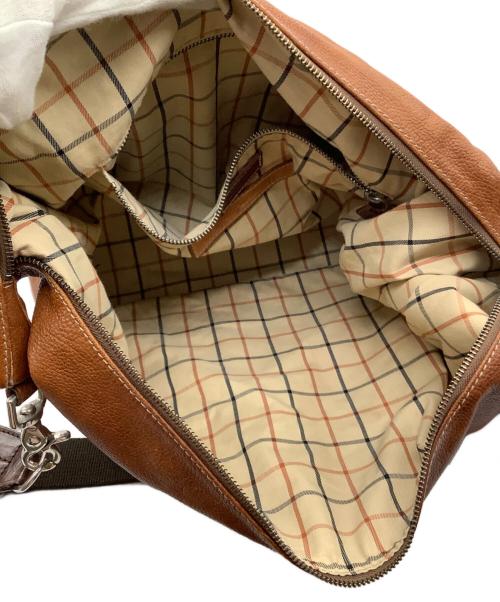 Daniel&Bob（ダニエル＆ボブ）Daniel&Bob (ダニエル＆ボブ) レザーショルダーバッグ ブラウンの古着・服飾アイテム