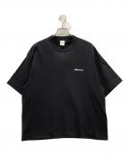 plllllleeeasseプリーズ）の古着「Tシャツplllllleeeasseブラック」｜ブラック