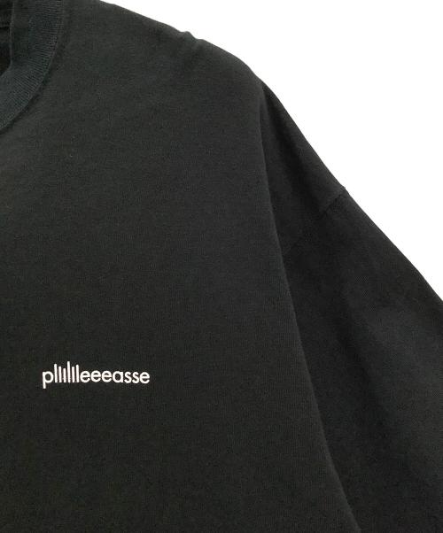 plllllleeeasse（プリーズ）plllllleeeasse (プリーズ) Tシャツplllllleeeasseブラック ブラック サイズ:SIZE Mの古着・服飾アイテム