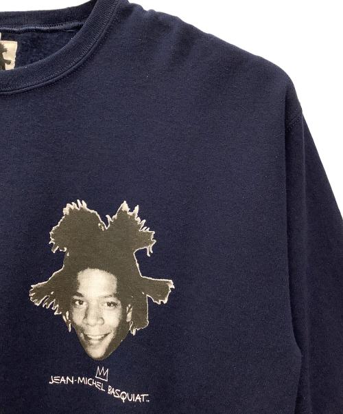 WACKO MARIA（ワコマリア）WACKO MARIA (ワコマリア) スウェットWACKO MARIAJEAN-MICHEL BASQUIAT JERZEESボディ ネイビー ネイビー サイズ:SIZE Lの古着・服飾アイテム