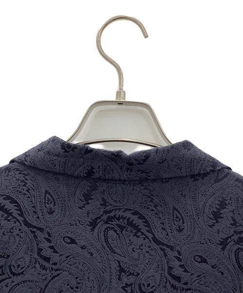 flagstuff（フラグスタフ）flagstuff (フラグスタフ) 半袖シャツFLAGSTUFFペイズリー襟ヨゴレ有 ネイビー サイズ:Ｍの古着・服飾アイテム