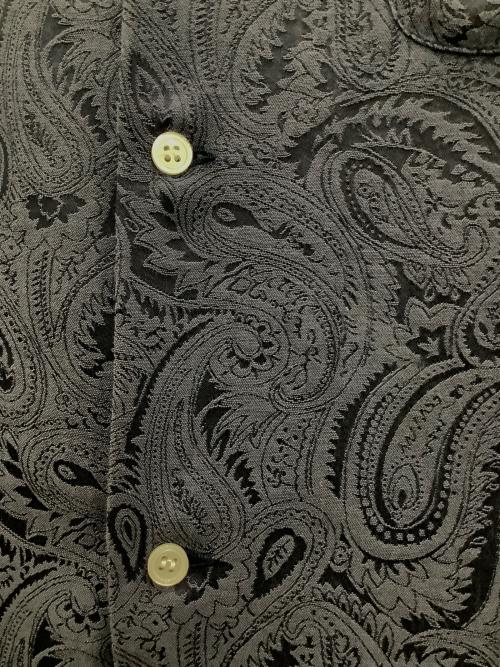 flagstuff（フラグスタフ）flagstuff (フラグスタフ) 半袖シャツFLAGSTUFFペイズリー襟ヨゴレ有 ネイビー サイズ:Ｍの古着・服飾アイテム