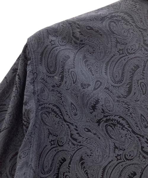 flagstuff（フラグスタフ）flagstuff (フラグスタフ) 半袖シャツFLAGSTUFFペイズリー襟ヨゴレ有 ネイビー サイズ:Ｍの古着・服飾アイテム