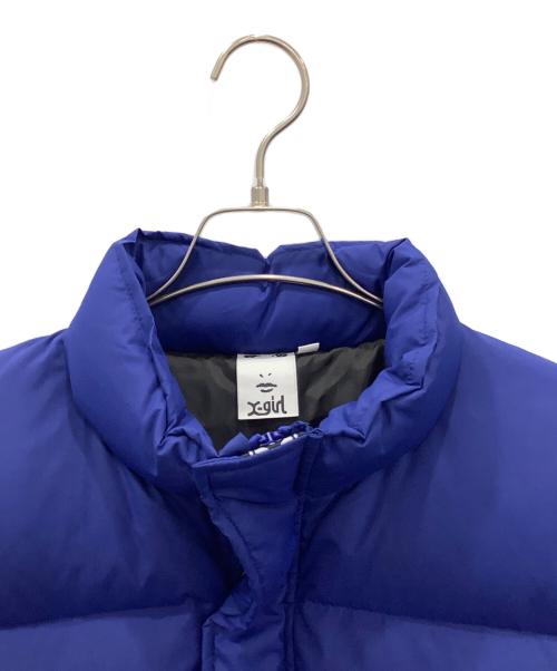 X-GIRL（エックスガール）X-GIRL (エックスガール) ダウンジャケットX-girlブルーSIZE M ブルー サイズ:SIZE Mの古着・服飾アイテム