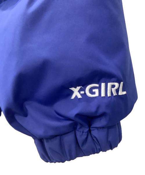 X-GIRL（エックスガール）X-GIRL (エックスガール) ダウンジャケットX-girlブルーSIZE M ブルー サイズ:SIZE Mの古着・服飾アイテム