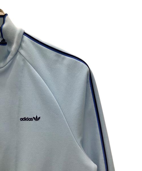 adidas（アディダス）adidas (アディダス) トラックジャケットadidasスカイブルー西ドイツ デサント製 70-80S スカイブルー サイズ:SIZE Lの古着・服飾アイテム