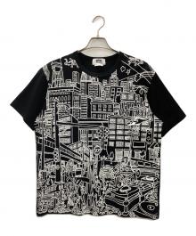 eYe COMME des GARCONS JUNYAWATANABE MAN（アイ コム デ ギャルソン ジュンヤ ワタナベ マン）の古着「半袖カットソー」｜ブラック