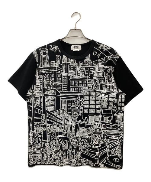 eYe COMME des GARCONS JUNYAWATANABE MAN（アイ コム デ ギャルソン ジュンヤ ワタナベ マン）eYe COMME des GARCONS JUNYAWATANABE MAN (アイ コム デ ギャルソン ジュンヤ ワタナベ マン) 半袖カットソー ブラック サイズ:Lの古着・服飾アイテム