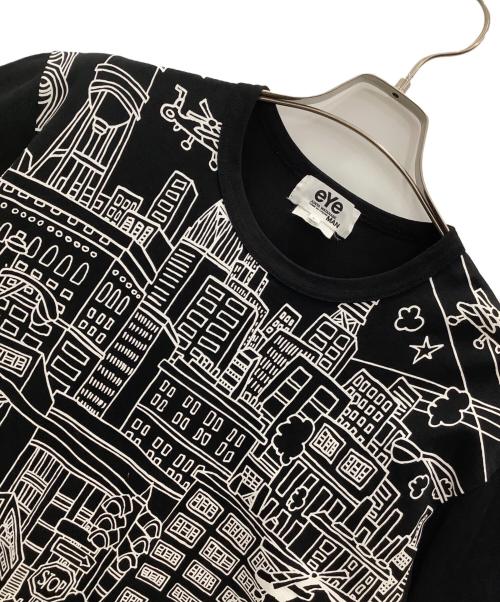 eYe COMME des GARCONS JUNYAWATANABE MAN（アイ コム デ ギャルソン ジュンヤ ワタナベ マン）eYe COMME des GARCONS JUNYAWATANABE MAN (アイ コム デ ギャルソン ジュンヤ ワタナベ マン) 半袖カットソー ブラック サイズ:Lの古着・服飾アイテム