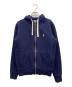 POLO RALPH LAUREN（ポロ・ラルフローレン）の古着「ジップパーカーネイビーPOLO RALPH LAUREN」｜ネイビー