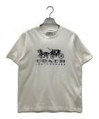 COACHコーチ）の古着「半袖カットソー」｜ホワイト