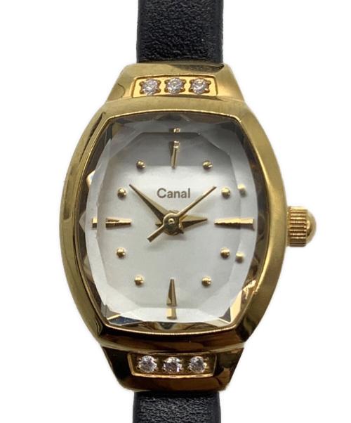 canal4℃（カナルヨンドシー）canal4℃ (カナルヨンドシー) 腕時計 canal4℃ B9O0278 動作確認済み ベルト破損有の古着・服飾アイテム