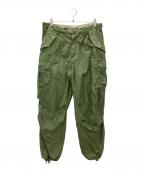 その他ブランドソノタブランド）の古着「M-65タイプカーゴパンツ カーキ 使用感有」｜カーキ
