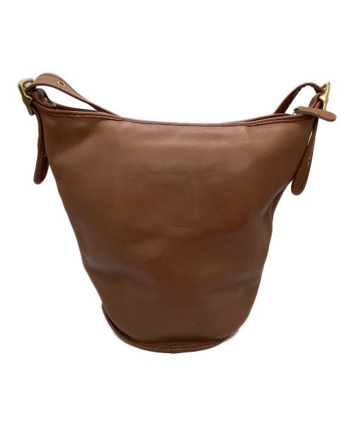 COACH（コーチ）COACH (コーチ) ショルダーバッグ　COACH　OLD COACH　	レザー　ブラウン ブラウンの古着・服飾アイテム