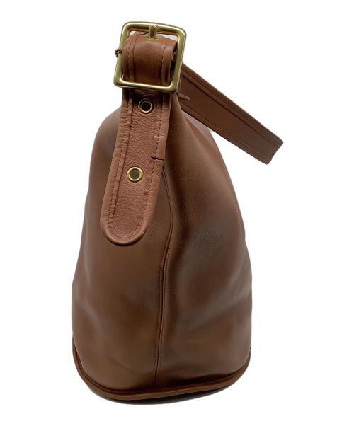 COACH（コーチ）COACH (コーチ) ショルダーバッグ　COACH　OLD COACH　	レザー　ブラウン ブラウンの古着・服飾アイテム