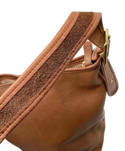 COACH（コーチ）COACH (コーチ) ショルダーバッグ　COACH　OLD COACH　	レザー　ブラウン ブラウンの古着・服飾アイテム