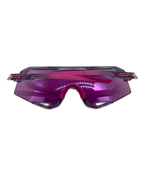 100%（ワンハンドレッド）100% (ワンハンドレッド) SLENDALE Polished Translucent Grey - Purple Multilayer Mirror Lens　100%　60057-00005パープル パープルの古着・服飾アイテム