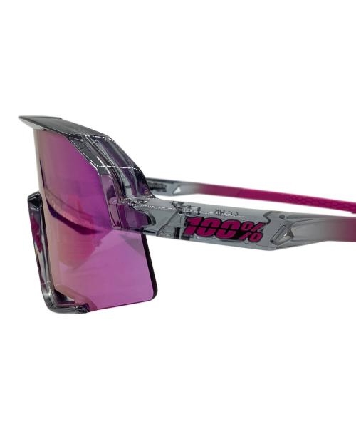 100%（ワンハンドレッド）100% (ワンハンドレッド) SLENDALE Polished Translucent Grey - Purple Multilayer Mirror Lens　100%　60057-00005パープル パープルの古着・服飾アイテム