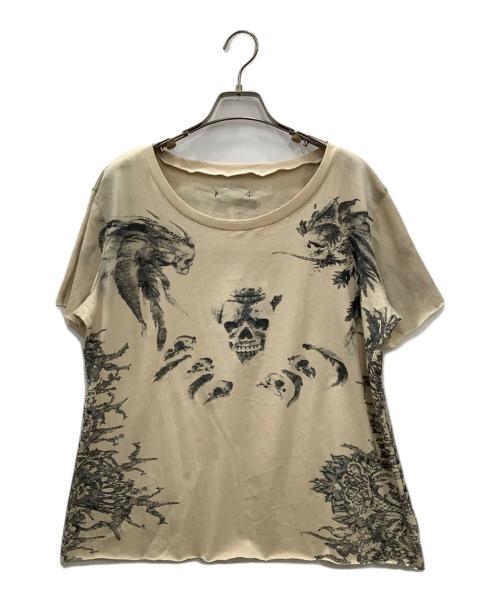 IF SIX WAS NINE（イフシックスワズナイン）IF SIX WAS NINE (イフシックスワズナイン) Tシャツ ベージュ サイズ:2の古着・服飾アイテム