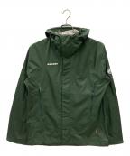 MAMMUTマムート）の古着「マイクロレイヤー 2.0 ハードシェル フーデッド ジャケット MAMMUT グリーン」｜グリーン