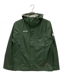 MAMMUT（マムート）の古着「マイクロレイヤー 2.0 ハードシェル フーデッド ジャケット MAMMUT グリーン」｜グリーン