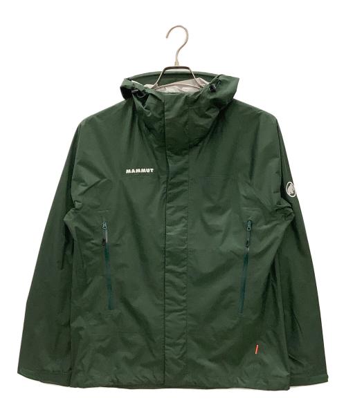 MAMMUT（マムート）MAMMUT (マムート) マイクロレイヤー 2.0 ハードシェル フーデッド ジャケット MAMMUT グリーン グリーン サイズ:SIZE Mの古着・服飾アイテム