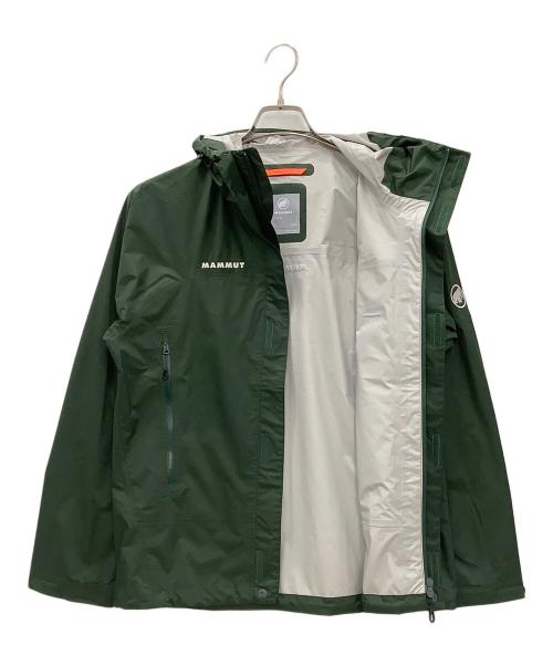MAMMUT（マムート）MAMMUT (マムート) マイクロレイヤー 2.0 ハードシェル フーデッド ジャケット MAMMUT グリーン グリーン サイズ:SIZE Mの古着・服飾アイテム