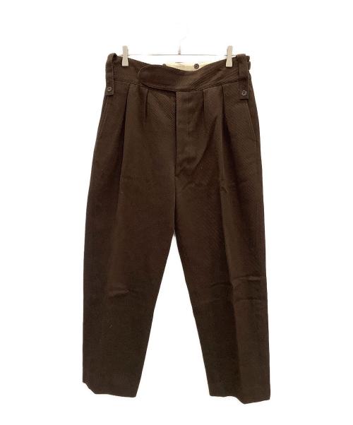 NEAT（ニート）NEAT (ニート) ピケパンツ ブラウン サイズ:Lの古着・服飾アイテム