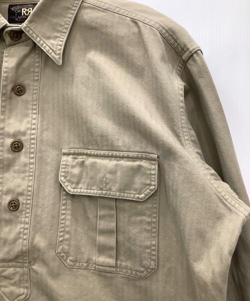 RRL（ダブルアールエル）RRL (ダブルアールエル) プルオーバーシャツRRLベージュ三ツ星タグ ベージュ サイズ:SIZE Mの古着・服飾アイテム
