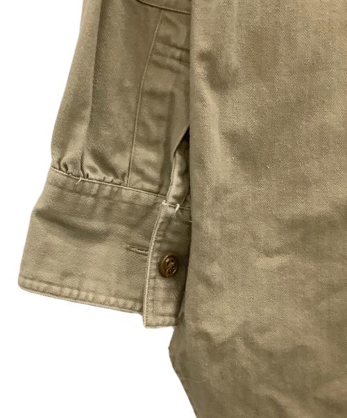 RRL（ダブルアールエル）RRL (ダブルアールエル) プルオーバーシャツRRLベージュ三ツ星タグ ベージュ サイズ:SIZE Mの古着・服飾アイテム
