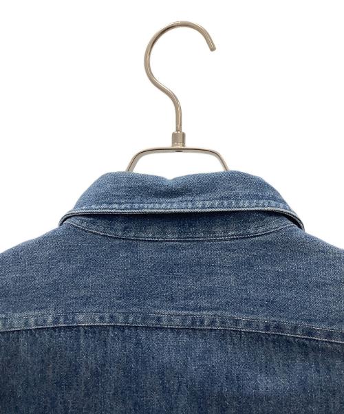 RRL（ダブルアールエル）RRL (ダブルアールエル) プルオーバーデニムシャツ RRL インディゴ 三ツ星タグ SIZE M インディゴ サイズ:SIZE Mの古着・服飾アイテム