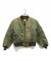 BUZZ RICKSON'S（バズリクソンズ）の古着「B-15Dフライトジャケット Buzz Rickson's オリーブ 変色有 SCOVILLジップ」｜オリーブ