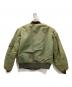BUZZ RICKSON'S (バズリクソンズ) B-15Dフライトジャケット Buzz Rickson's オリーブ 変色有 SCOVILLジップ オリーブ サイズ:表記無：15000円