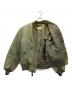 中古・古着 BUZZ RICKSON'S (バズリクソンズ) B-15Dフライトジャケット Buzz Rickson's オリーブ 変色有 SCOVILLジップ オリーブ サイズ:表記無：15000円