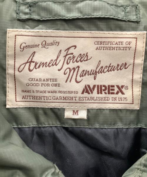 AVIREX（アヴィレックス）AVIREX (アヴィレックス) 刺繍フライトブルゾン オリーブ サイズ:Mの古着・服飾アイテム