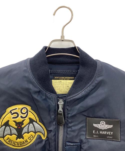 BUZZ RICKSON'S（バズリクソンズ）BUZZ RICKSON'S (バズリクソンズ) フライトジャケットBuzz Rickson's ネイビーCROWNジップ ネイビー サイズ:SIZE 40の古着・服飾アイテム