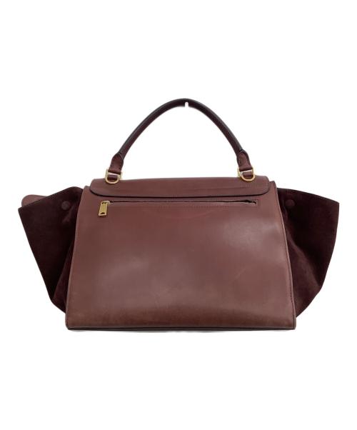 CELINE（セリーヌ）CELINE (セリーヌ) 2WAYバッグCELINEブラウン内ホックヒビ有 ブラウンの古着・服飾アイテム