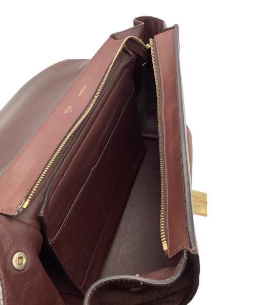 CELINE（セリーヌ）CELINE (セリーヌ) 2WAYバッグCELINEブラウン内ホックヒビ有 ブラウンの古着・服飾アイテム
