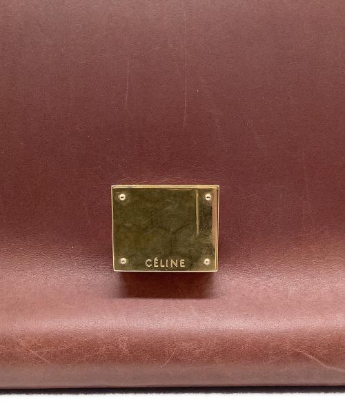 CELINE（セリーヌ）CELINE (セリーヌ) 2WAYバッグCELINEブラウン内ホックヒビ有 ブラウンの古着・服飾アイテム