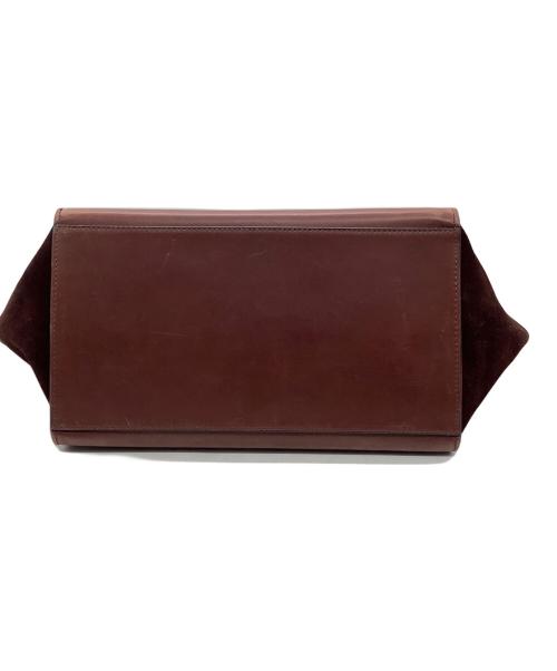 CELINE（セリーヌ）CELINE (セリーヌ) 2WAYバッグCELINEブラウン内ホックヒビ有 ブラウンの古着・服飾アイテム