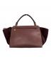 CELINE (セリーヌ) 2WAYバッグCELINEブラウン内ホックヒビ有 ブラウン：40000円