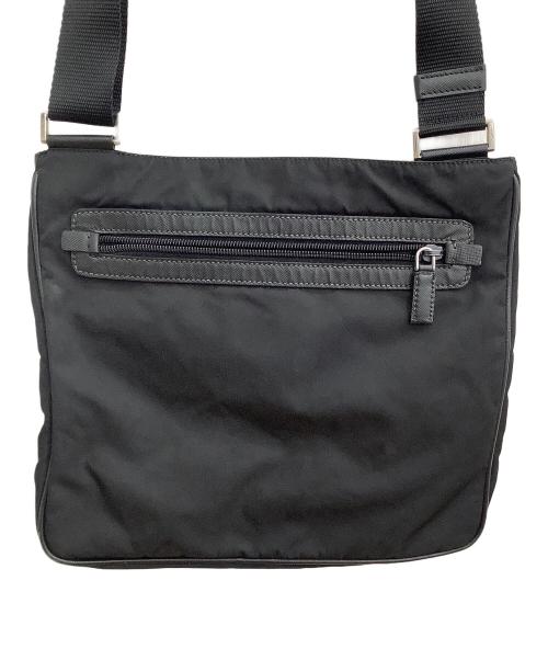 PRADA（プラダ）PRADA (プラダ) ナイロンショルダーバッグ　PRADA　174　テスート　ヨゴレ・キズ有　ブラック ブラックの古着・服飾アイテム