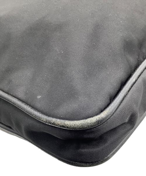 PRADA（プラダ）PRADA (プラダ) ナイロンショルダーバッグ　PRADA　174　テスート　ヨゴレ・キズ有　ブラック ブラックの古着・服飾アイテム