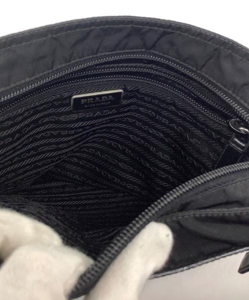 PRADA（プラダ）PRADA (プラダ) ナイロンショルダーバッグ　PRADA　174　テスート　ヨゴレ・キズ有　ブラック ブラックの古着・服飾アイテム